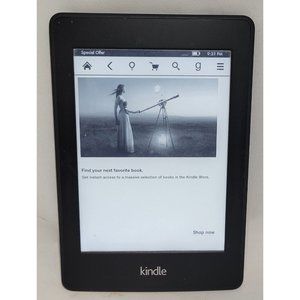 Amazon Kindle Paperwhite Model DP75SDI Black Charger Bundle